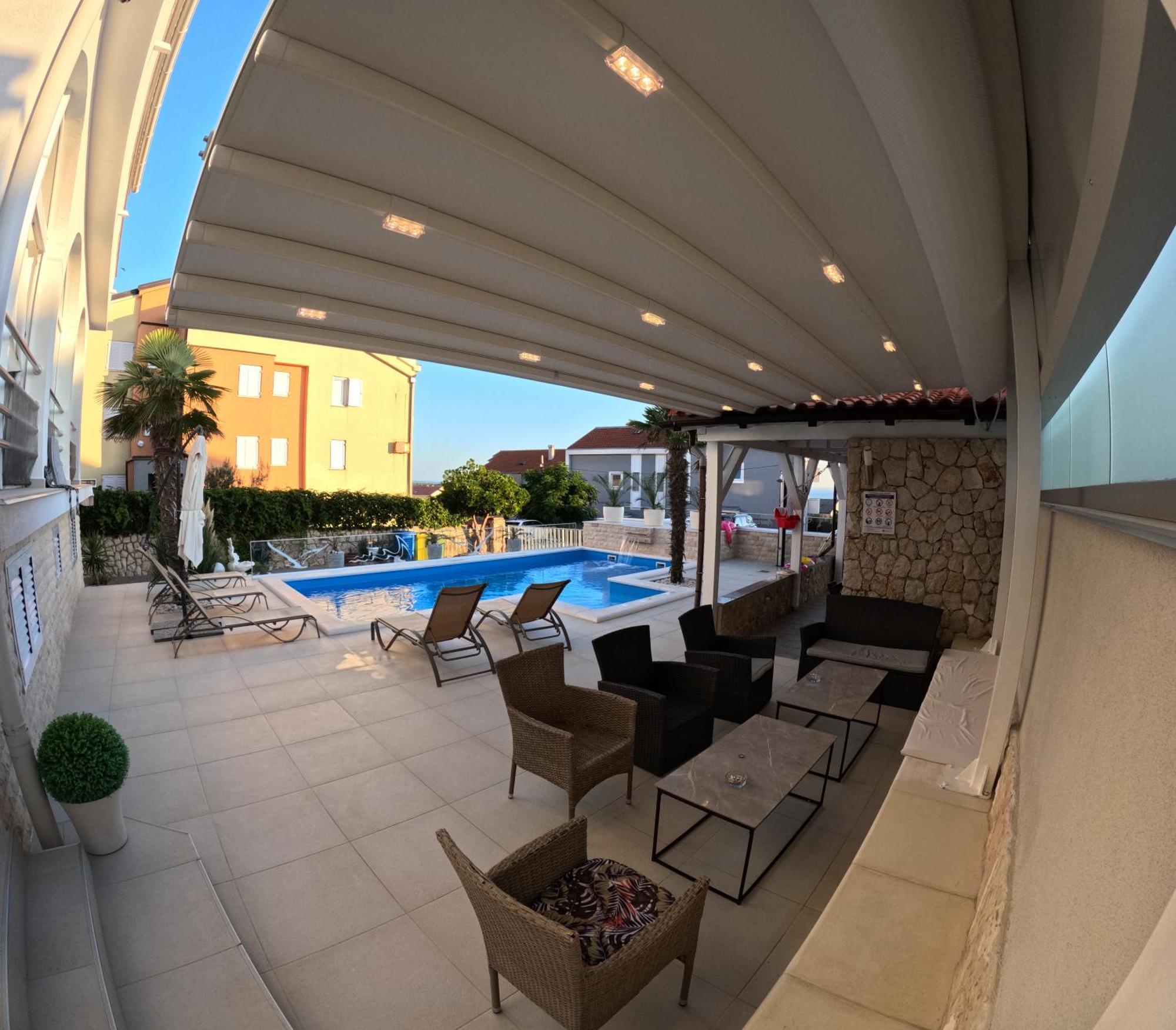 Apartments Sun Dance With Heated Pool Novalja Exterior foto